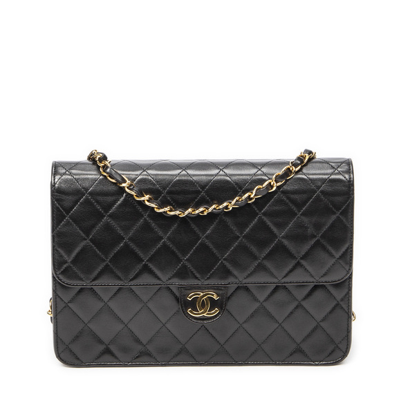 Chanel Vintage Push Lock Straight Flap - Picture 1 of 10